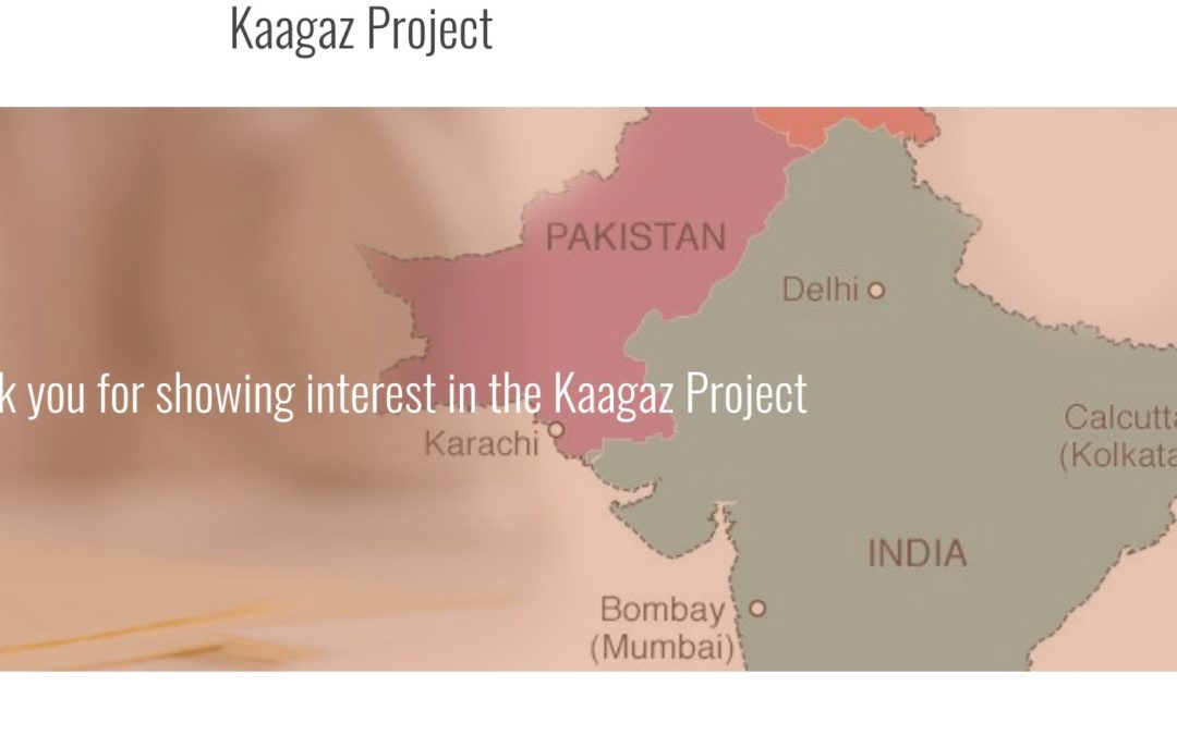 Kaagaz Project mini-documentary